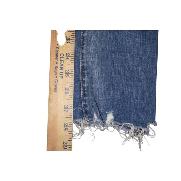 BKE Denim Distressed Raw Hem Jeans Women’s Size ~28 (Measured) - Picture 4 of 7